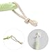 G2PLUS Soft Bath Brush for Back with Long Handle, Body Shower Brush, Exfoliating Back Scrubber for Wet or Dry Brushing (Green)