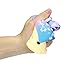 CSSD Kawaii Jumbo {Cartoon Deer Cake} {Squishy} {Slow Rising} {Cream Scented} Stress Reliever Toys (Blue)