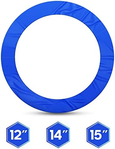 CHISTAR Trampoline Replacement Safety Pad,Waterproof 10FT 12FT 14FT 15FT Trampoline Padding Cover,Replacement Trampoline Surround PVC Pad,Safety Pad Replacement Bounce Frame