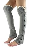 NOVAWO® Women's Soft Lace Leg Warmers leggings