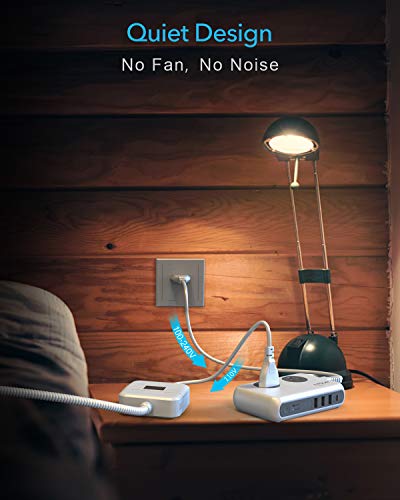 image for Voltage Converter and Travel Adapter,E-POLAR 220V to 110V Power Step D