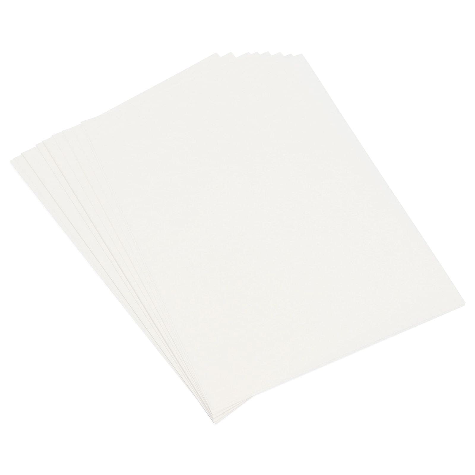 Juvale Water Soluble Paper Transfer Sheets - 8.5 x 11 in, White, 30 Pack - Printer-Compatible Dissolvable Sheets & Wash-Away Backing for Stick & Stitch Embroidery Transfers & Disappearing Paper
