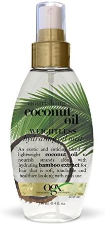 Aceite de Coco Para El Cabello Extracto 100% Pureza Tratamiento Para El Cabello- Ahora en Su Nueva Formula Maxima Potencia Para Mayor Absorcion, 4 fl oz