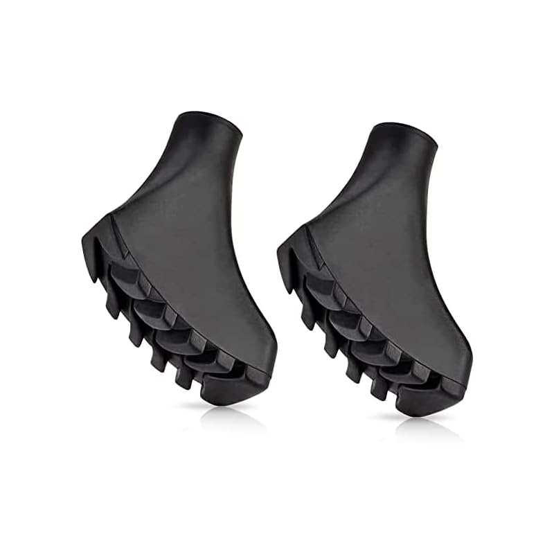 4X Shoe Shaped Trekking Hiking Stick Ferrules Tips (12mm) by Lifeswonderful