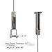TOPNIKE Self Gripping Sign Hanger, Ceiling Mount,Display Kit Wire Pull Explosion Code Clip, Hanging System Hanger (Polished Chrome, Brass)
