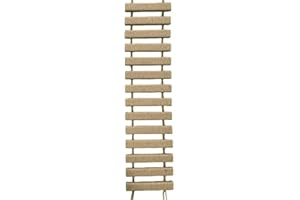 Quhoxdye 40in Cat Climbing Ladder & Bridge Multi-Functional DIY Cat Wall Furniture with Sisal Rope for Indoor/Outdoor Cats, E