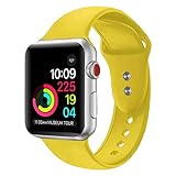 YOUKEX Sport Band Compatible Apple Watch,Soft Silicone Strap Replacement Wristbands Compatible Apple Watch Sport Series 3 Series 2 Series 1 Nike+ Sports and Edition
