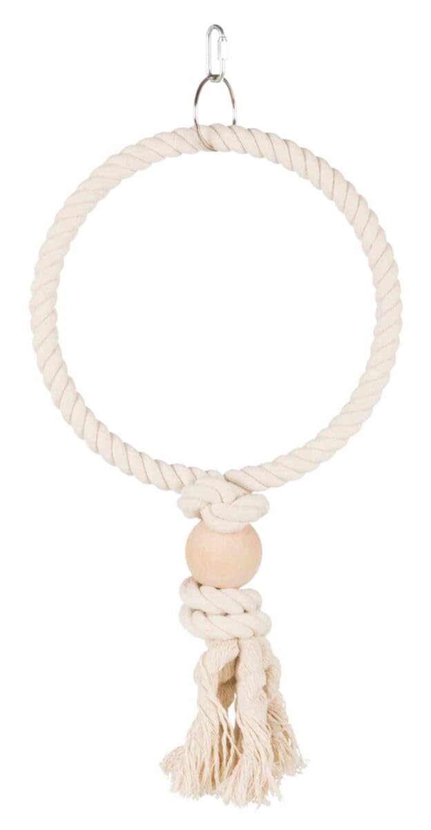 Trixie Rope Ring 24cm Bird Toy