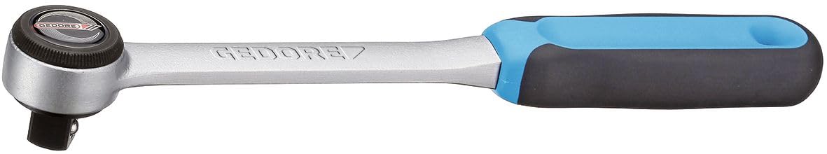 GEDORE Reversible ratchet, for 1/2", 12.5 mm drive, 5° reverse angle, 270 mm length, 2C grip, 1993 U-10 T