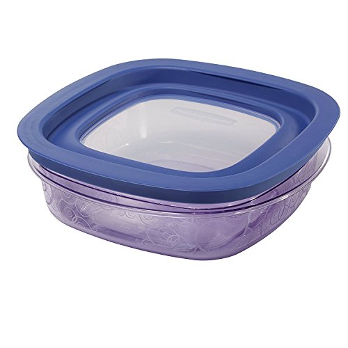 Rubbermaid Easy Find Lid Premier Food Storage Container, Purple, 3cup