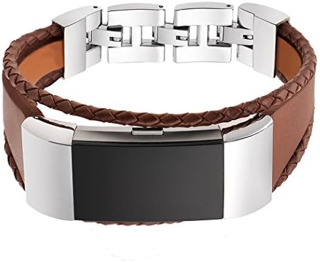 CIDETTY for Fitbit Charge 2 Band, Stainless Steel Milanese Loop Metal Bracelet Strap with Strong Magnetic Clasp for Fitbit Charge 2
