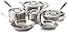 All-Clad Brushed D5 Stainless Cookware Set, Pots and Pans, 5-Ply Stainless Steel, Professional Grade, 10-Piece - 8400001085 primary