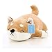 UNIQME Dog Plush Doll Stuffed Shiba Inu 3D Animal Zoo Pet Throw Pillow Bed Nursery Decoration Baby Play Toy Puppy Shape Sleeping Pillow Gift For Girl Boy 21.6”