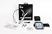 Wireless Bluetooth stereo Headset neckband, silver. The Perfect Sport Pack. With special Gifts- A Small Hanging Rack and black Armband Suitable for all mobile phones, YG one