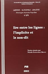 Lire entre les lignes