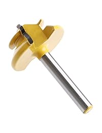 dboyun lengüeta y ranura de 1 4, 1   3 8 bit Router Bit Set carpintería cortador herramientas eléctricas -1 4" vástago