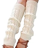 Ninimour- Women's Winter Knit Crochet Leg Warmers Legging Socks