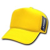 DECKY Solid Trucker Cap, Yellow