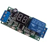 DC 5V 12V 24V Digital LED Display Infinite Cycle Delay Timer Switch ON/Off Relay Module (DC 5V)