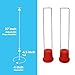 Get Out! Walking Bucket Stilts 2 Pack (Pair) Yellow Stepper Balance Bucket Shoe Stilts Toy, Cup Walkers Can Stomper Cups