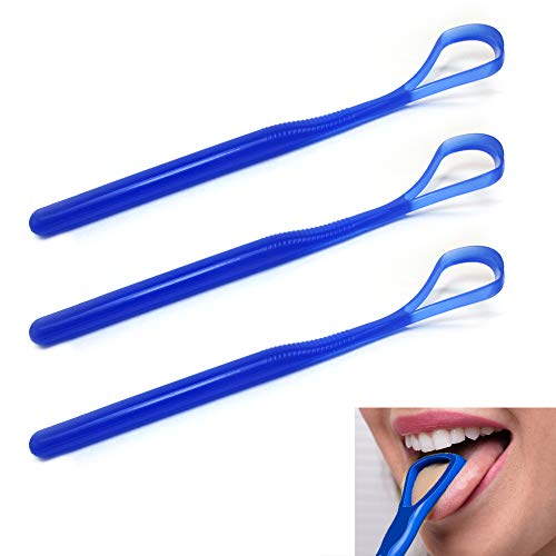 3 Pack Tongue Cleaner Scraper Gentle Healthy Oral Care Dental Mouth Clean Breath