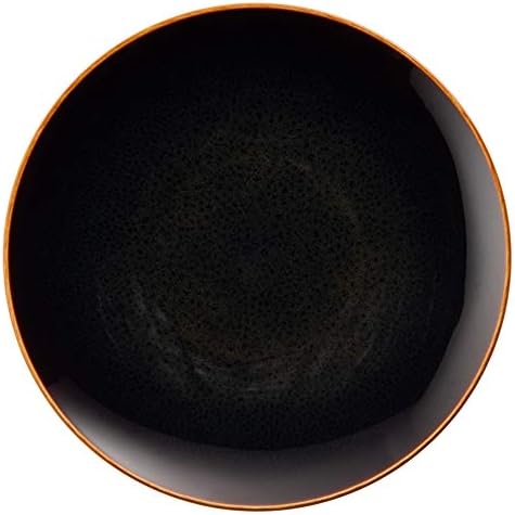 Narumi ナルミ プレート 皿 あえか Aeca 電子レンジ温め 食洗機対応 径19cm ブラック 墨黒 限定モデル 5617