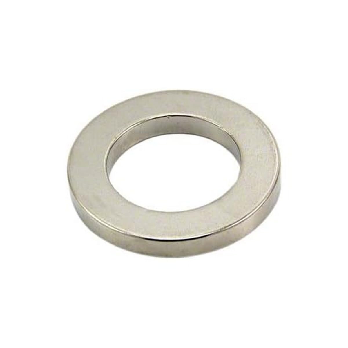 Neodymium Magnet for Engineering, Manufacturing and Technology Applications - 40mm O.D. x 25mm I.D. x 5mm thick - 20kg Pull