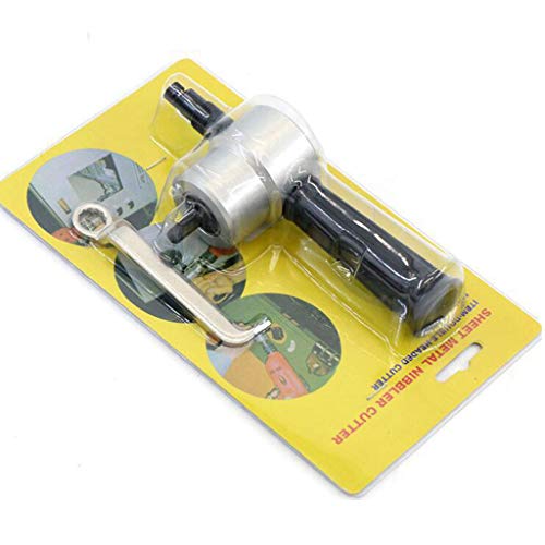 image for Bouanq Double Head Sheet Nibbler Metal Cutter, Hole Saw Cutter Electri