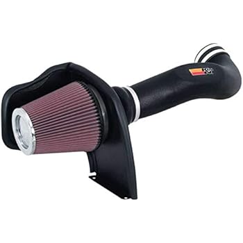 K&N Cold Air Intake Kit with Washable Air Filter:2005-2007 Chevy/GMC/Cadillac (Silverado 1500, Avalanche 1500, Suburban, Tahoe, Sierra 1500, Yukon, Escalade) V8, Black HDPE Tube, 57-3050