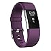 RRedTaro Replacement Bands Compatible with Fitbit Charge 2, Classic & Special Edition Adjustable Sport Wristbands for Fitbit Charge 2 Women Men Large Small Purple Plum