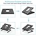 Homder Laptop Stand,Multi-Angle Adjustable Laptop Stand with Heat-Vent, Ergonomic Portable Foldable Laptop Riser for Desk Compatible with MacBook, Air, Pro,Surface Laptop up to 15 inchesthumb 1