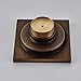 Rozin Antique Brass Bathroom Floor Drain