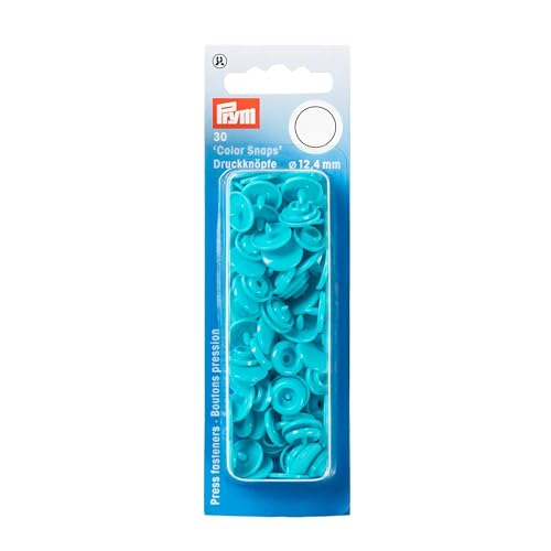 Prym Drukknopen 12.4mm turquoise - 30st