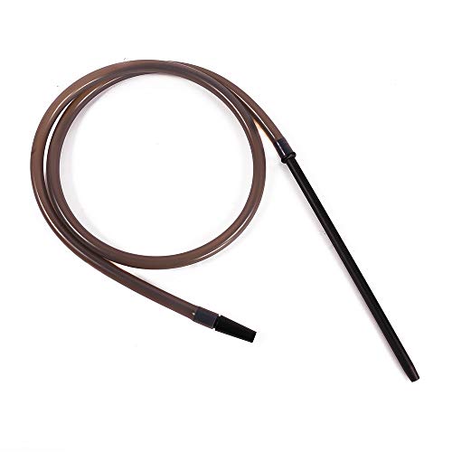 Yameisi Hookah Silicone Hose Alumnium Handle Shisha Pipes Accessories High Grade Narguile Tubes (Dark Grey)
