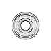 uxcell 20pcs 4mmx13mmx5mm Double Shielded Miniature Deep Groove Ball Bearing