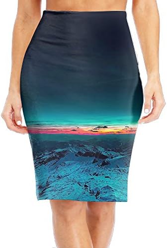 The Sunset Women Fashion Dress Slim Pencil Skirts For Party Office And Casual