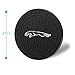 Shenwinfy 2.75 Inch Car Interior Accessories Anti Slip Mat for Jaguar, Cup Holder Coaster Auto Interior Decoration Pad(2 PCS)