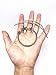 QTMY Silver Star Moon Circle Shaped Hair Pin Clips Hair Jewelry Hair Accessories (Star Moon Circle)