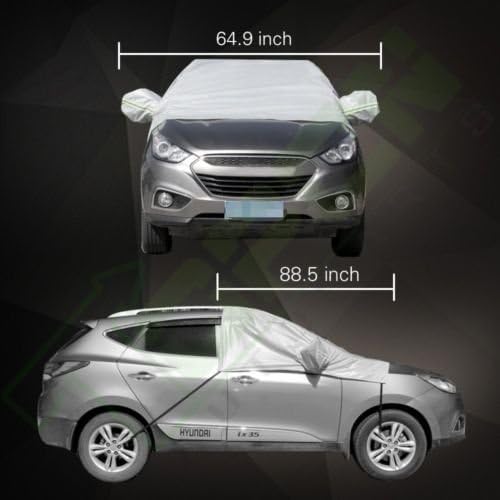 225cm x165cm Silver Grey Windshield Auto/Vehicle Cover Universal Resistant