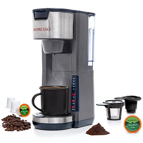 Mixpresso Gray Single Serve Coffee Brewer K-cup