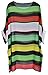 Simplicity Women's Oversized Stripe Beach Bikini Swimwear Cover-up