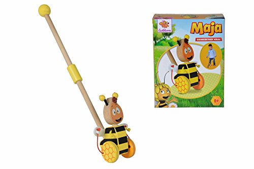 Eichhorn 109345406WIL - Biene Maja Schiebetier Willi, mit Bewegliche Flügeln, 7,5x16cm, Grifflänge: 45cm, Birkenholz – Bild 6
