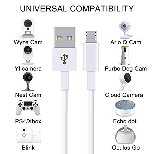 2 16+4FT+Extension+WyzeCam+Durable+Charging