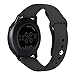 MLQSS 18mm 20mm 22mm Width Soft Silicone Smart Watch Bands,Quick Release Straps Compatible with Samsung Gear Sport,Adjustable Wrist Band for Ticwatch/Pebble/Huawei/Amazfit Pace Standard SmartWatch