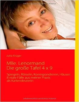 Mlle Lenormand Die Grosse Tafel 4 X 9 German Edition Jutta
