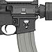 Creatrill Gunmetal Plating 3D Metal Decal/Sticker - Tactical Skull for Gun Magazine, Magwell, Mag, Car, Truck, Motorcycle, etc (4 Pack)