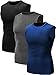 Neleus Men's 3 Pack Compression Athletic Muscle Sleeveless Tank Top