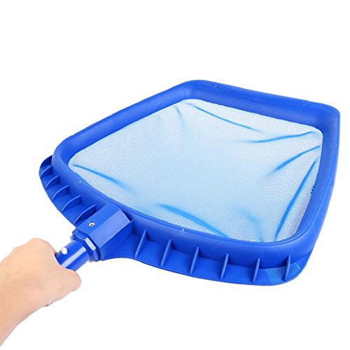 Pool Leaf Net, Leewa Skimmer Leaf Rake Mesh Net for Removing Swimming Pool Leaves and Debris (Blue, 44.530 cm)