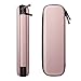 Fintie Holder Case for Apple Pencil, Premium PU Leather Protective Carrying Bag Sleeve Pouch Case with Built-in Pocket and Slots for Apple iPad Pro/iPad 2018 (6th Generation) Pencil/Adapter, Rose Gold