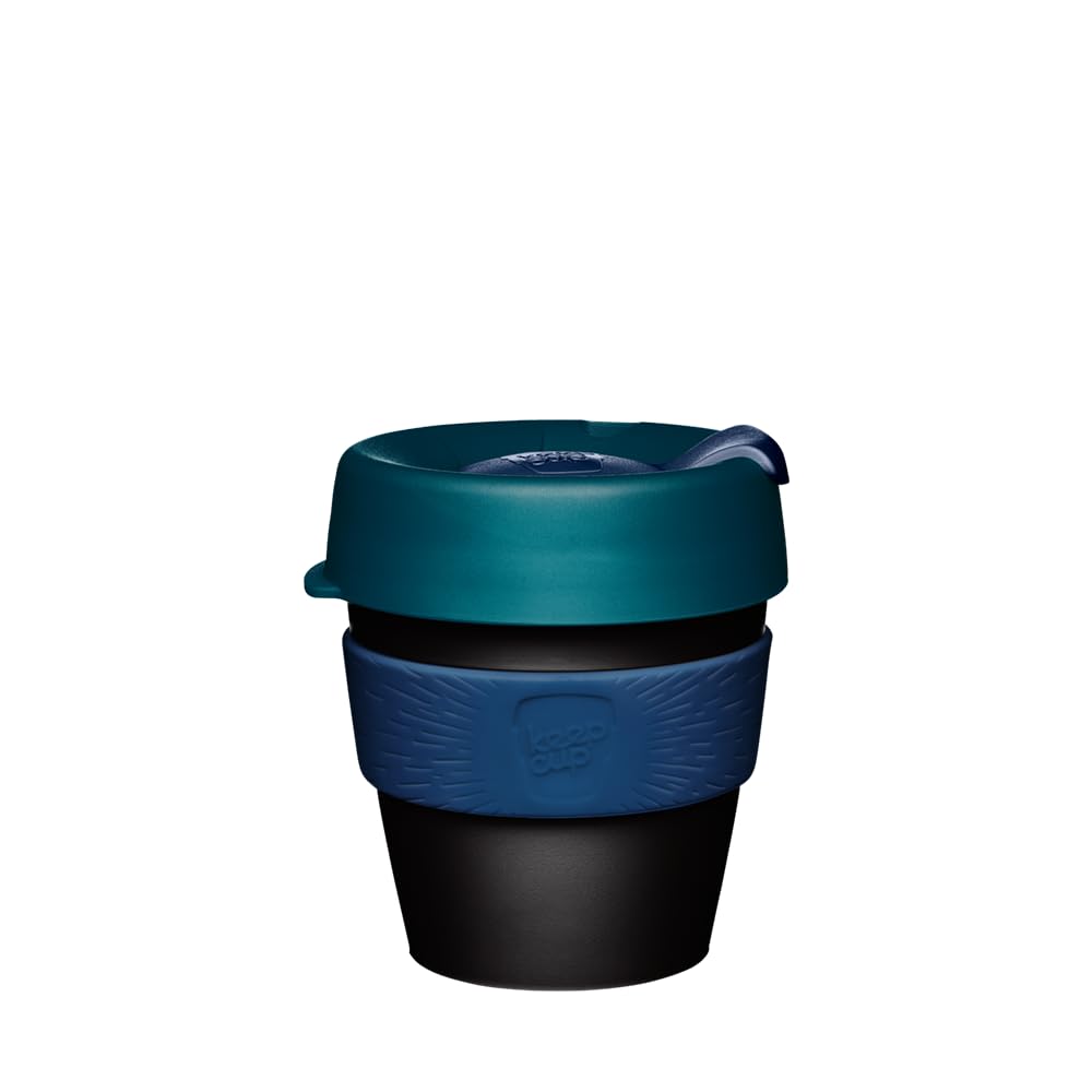 KeepCup Original, Lightweight Reusable Coffee Cup with Splashproof Sipper Lid - 8oz/227ml - June
